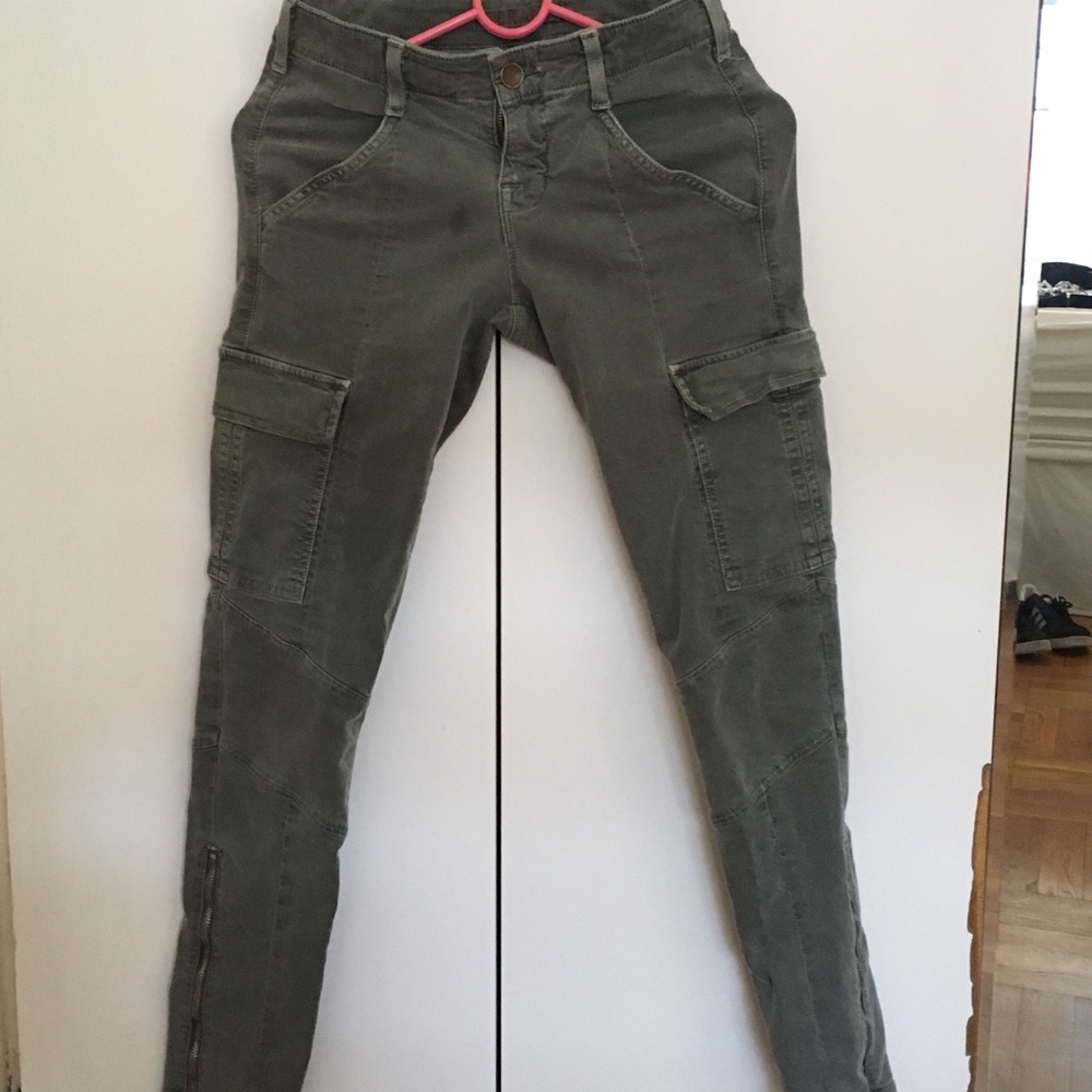 J Brand fitted women cargo pants